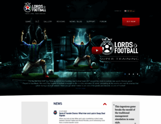 lordsoffootball.com screenshot