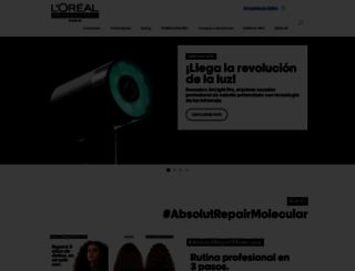 lorealprofessionnel.es screenshot