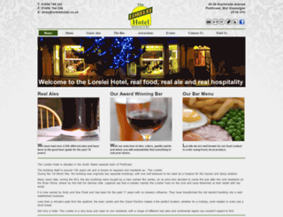 loreleihotel.co.uk screenshot
