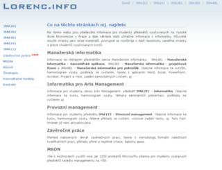 lorenc.info screenshot