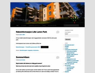 lorenparken.no screenshot