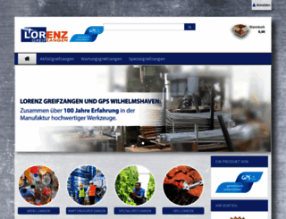 lorenz-greifzangen.de screenshot