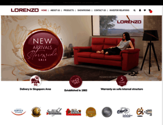 lorenzo-international.com screenshot
