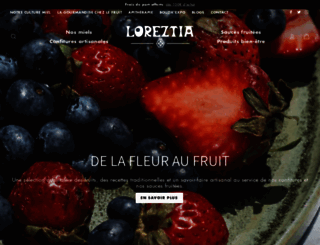 loreztia-miel.com screenshot