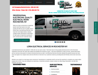 loriaelectric.com screenshot