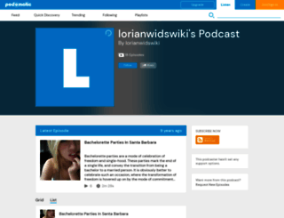 lorianwidswiki66.podomatic.com screenshot