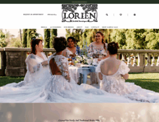 lorienbridal.com screenshot