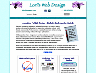 loriswebs.com screenshot