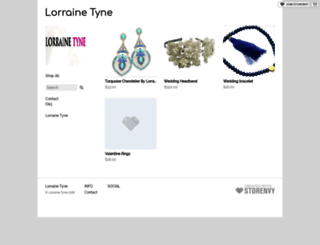 lorrainetyne.storenvy.com screenshot