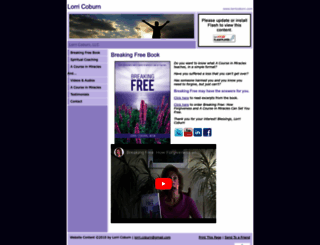 lorricoburn.com screenshot