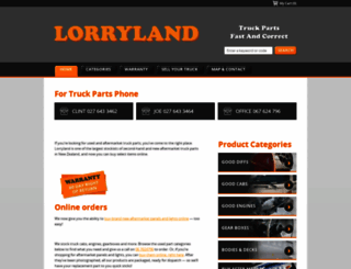 lorryland.co.nz screenshot
