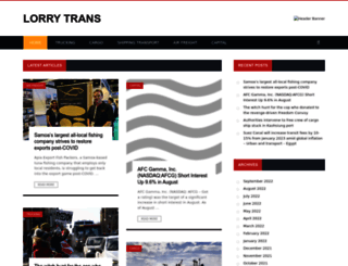 lorrytrans.com screenshot