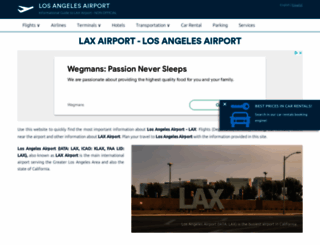 los-angeles-airport.com screenshot