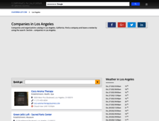 los-angeles-ca.california-list.com screenshot