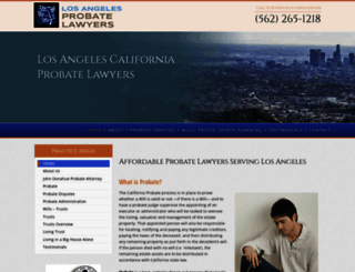 los-angeles-probate-lawyers.com screenshot