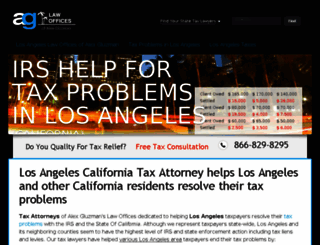 los-angeles-tax-attorneys.com screenshot