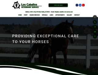 los-caballos-vet-service.com screenshot