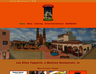 losaltostaqueria.com screenshot