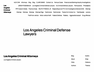 losangelescriminallawyers.com screenshot