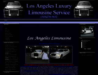 losangelesluxurylimo.com screenshot