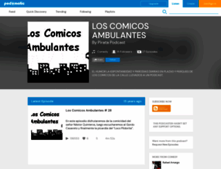 loscomicosambulantes.podomatic.com screenshot