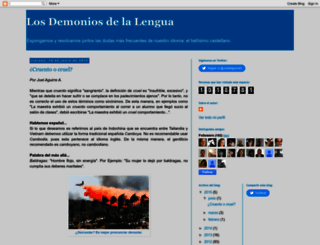 losdemoniosdelalengua.blogspot.mx screenshot