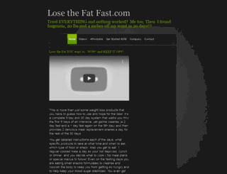 losethefatfast.com screenshot