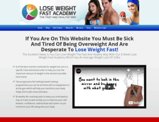 loseweightfastacademy.com screenshot