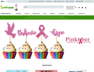 loshusansupermarket.com screenshot