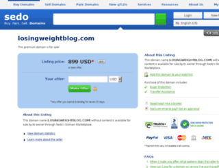 losingweightblog.com screenshot