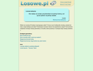 losowe.pl screenshot