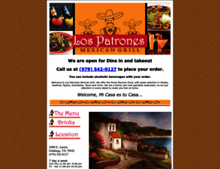 lospatronesmexicangrill.com screenshot