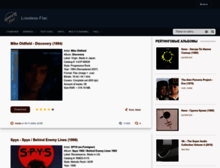 lossless-flac.com screenshot