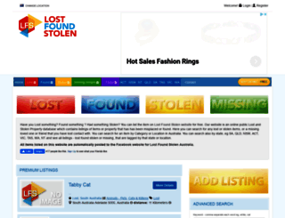 lostfoundstolen.com.au screenshot