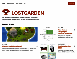 lostgarden.com screenshot