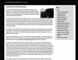 lostplanet2game.com screenshot