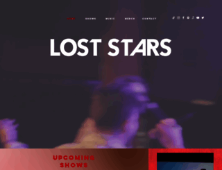 loststarsmusic.com screenshot