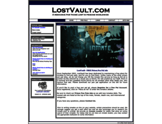 lostvault.com screenshot