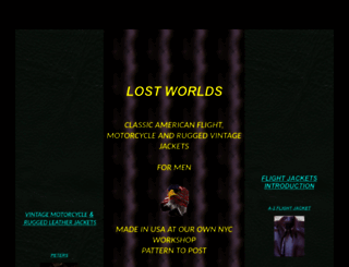lostworldsinc.com screenshot