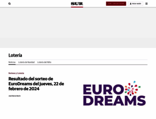 loteria.diariosur.es screenshot