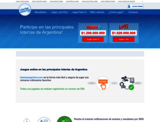 loteriasargentina.com screenshot