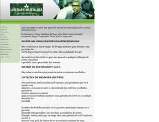 loteriasematematica.com.br screenshot