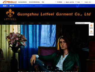 lotfeel.en.alibaba.com screenshot
