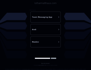lotharmatthaus.com screenshot
