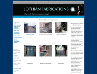 lothianfabrications.co.uk screenshot
