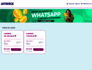 lotofacil.com.br screenshot