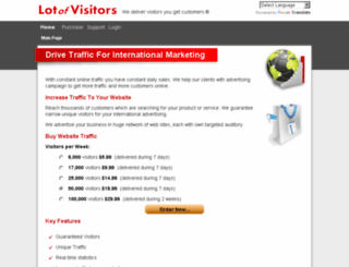 lotofvisitors.com screenshot