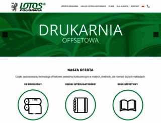 lotos-poligrafia.pl screenshot