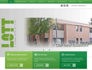 lottchiropractic.com screenshot