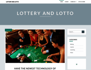 lottery-and-lotto.com screenshot